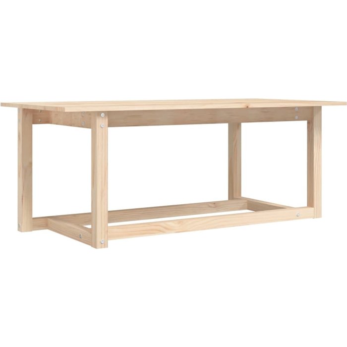 Mesa de centro de pino macizo 110x55x45 cm - comfortxl