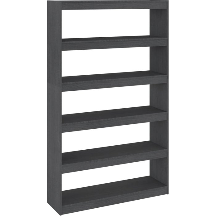 Estantería/divisor de espacios pino gris 100x30x167,5 cm v9255 unico / gris