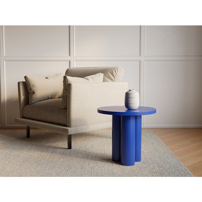 Mesa auxiliar de metal - azul - taniya