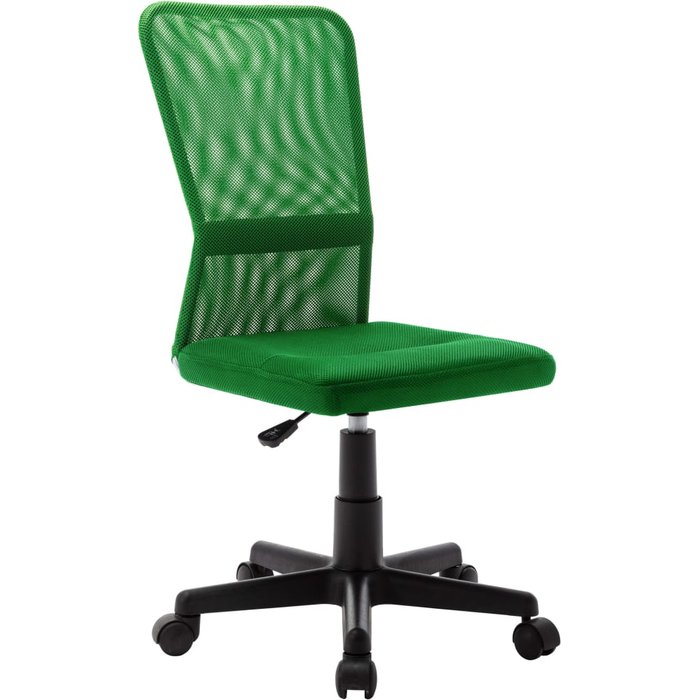 Silla de oficina de tela de malla verde 44x52x100 cm - comfortxl