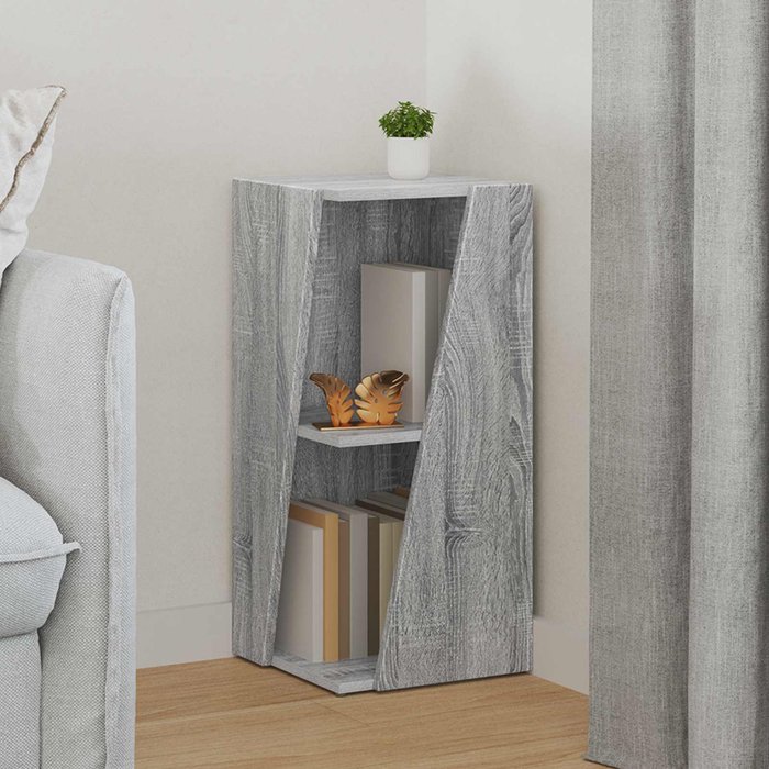 Estante lateral sonoma gris 33 x 32 x 70,5 cm - pangivo