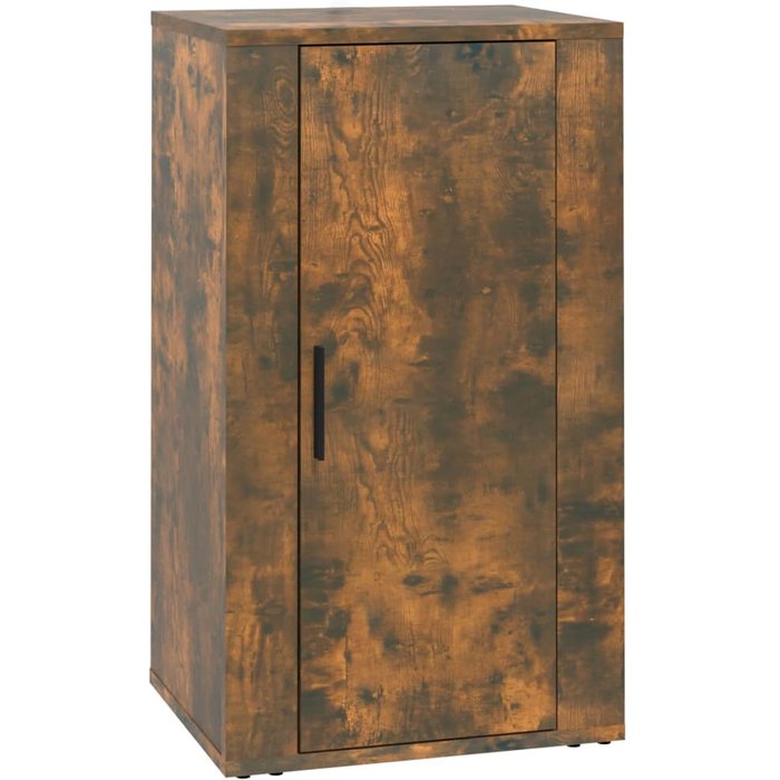 Aparador madera contrachapada color roble ahumado 40x33x70 cm - comfortxl