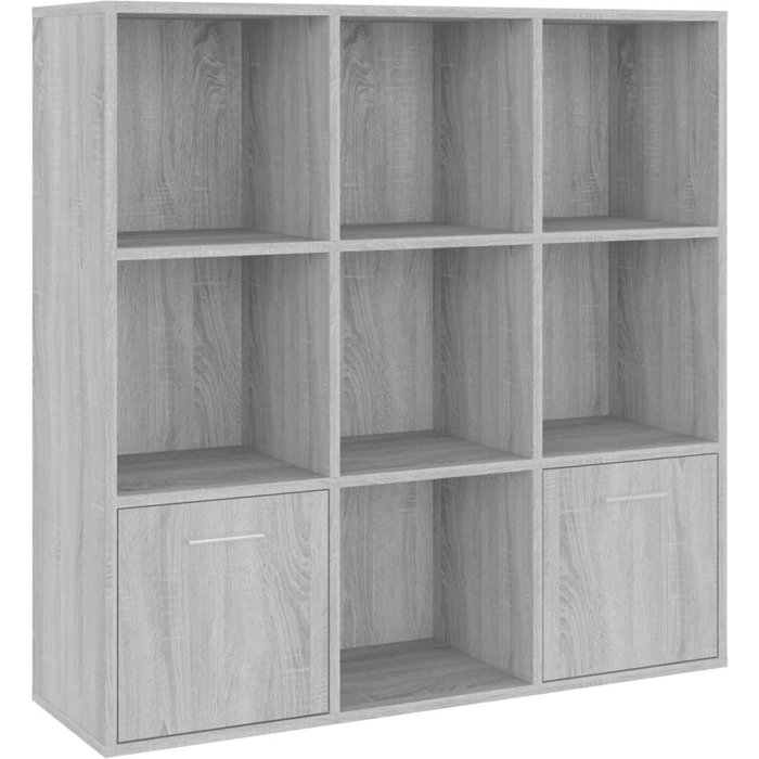 Mueble de almacenaje | estantería color gris sonoma 98x30x98 cm cfw700478