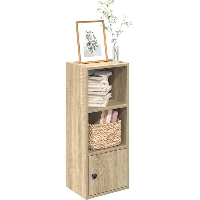 Librería sonoma de roble, 31x24x77 cm, madera de ingeniería. - pangivo