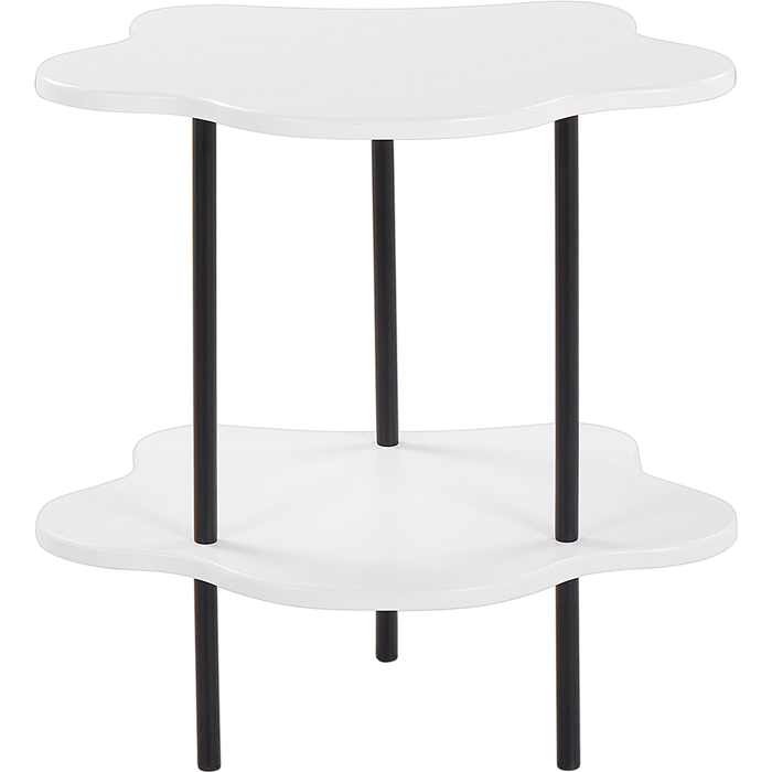 Beliani mesa auxiliar cloud blanco