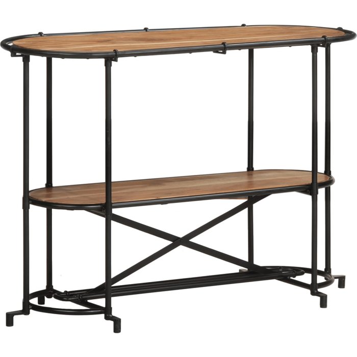 Maison exclusive - mesa consola madera maciza de acacia 110x42x76 cm