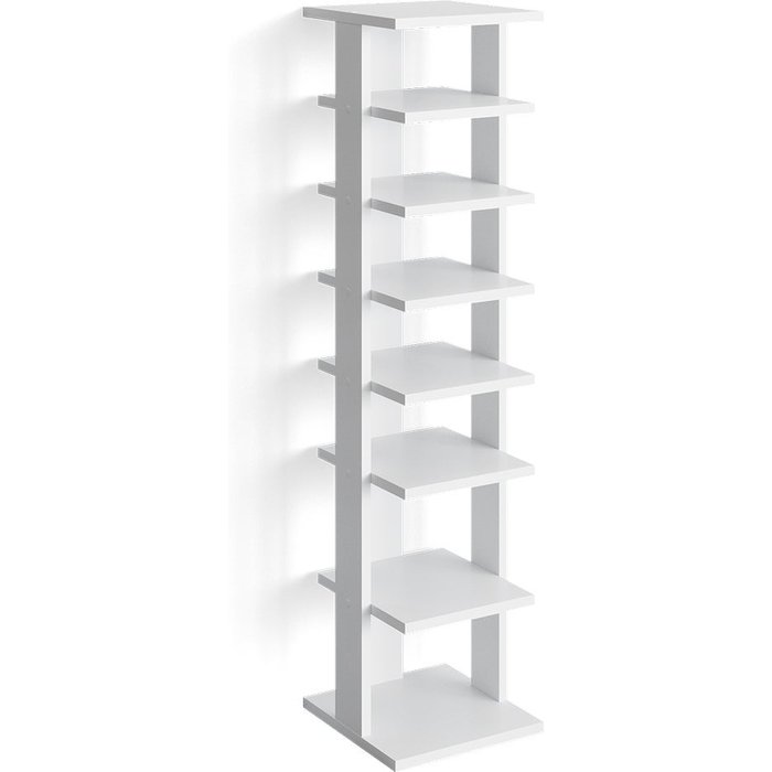 Vicco armario para zapatos sara, blanco, 26.7 x 110 cm