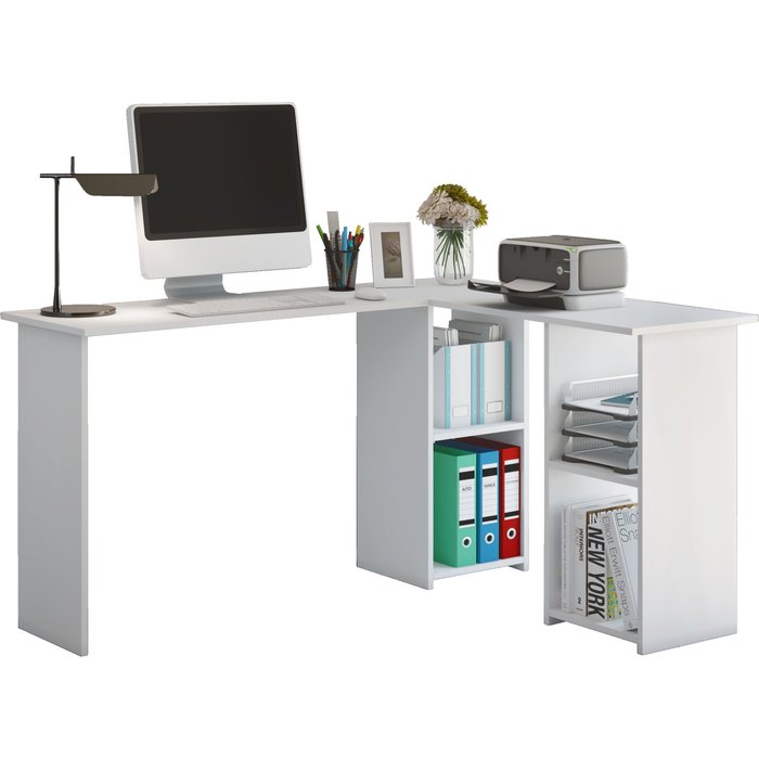 Escritorio lusias blanco al. 73 x an. 136 x p. 112 cm