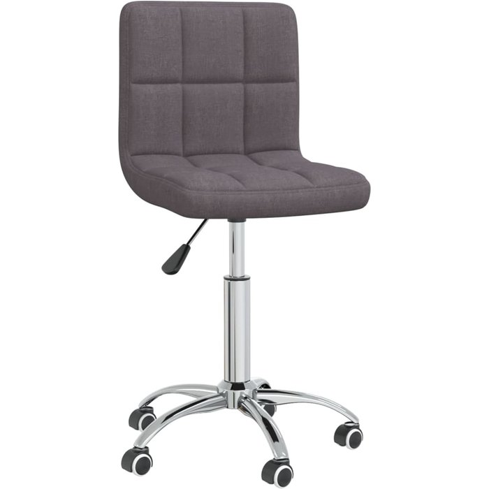 Silla de oficina giratoria tela gris taupe — comfortxl