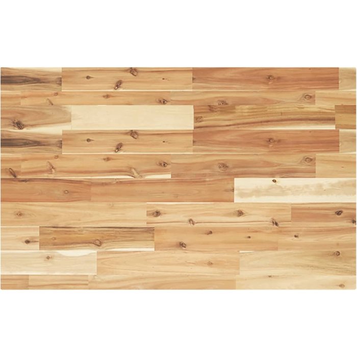 Tablero de mesa rectangular madera maciza acacia 100x50x4 cm - comfortxl