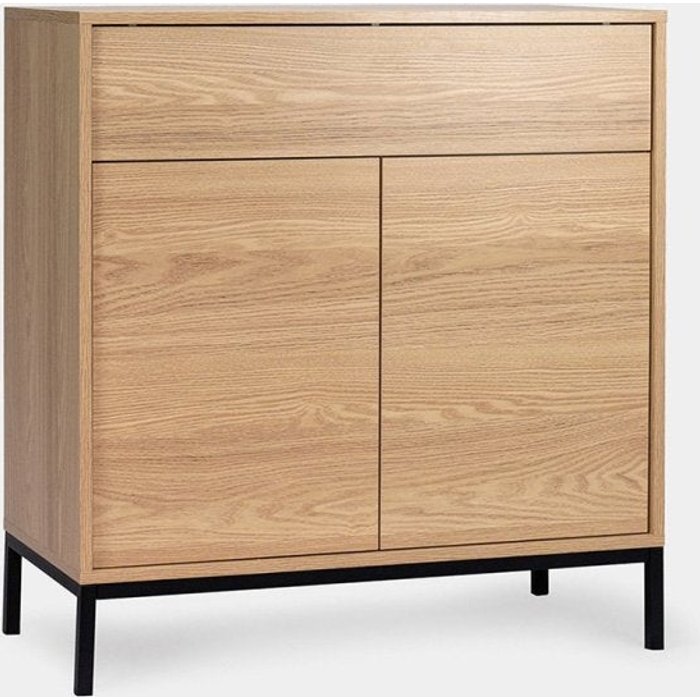 Mueble recibidor efecto madera natural 80x85 cm