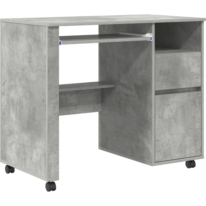 Escritorio de concreto gris gris concreto tablero de partículas cfw23050