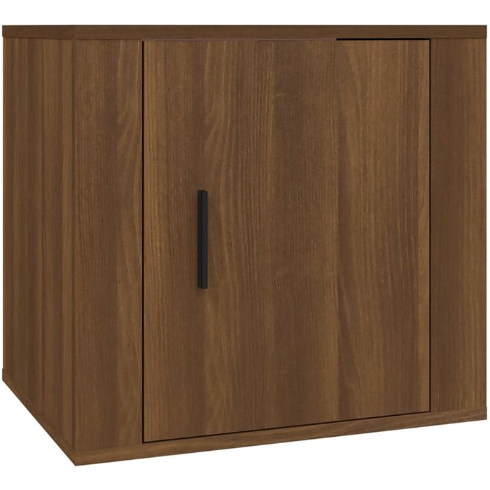 Mesita de noche color roble marrón 50x39x47 cm - comfortxl