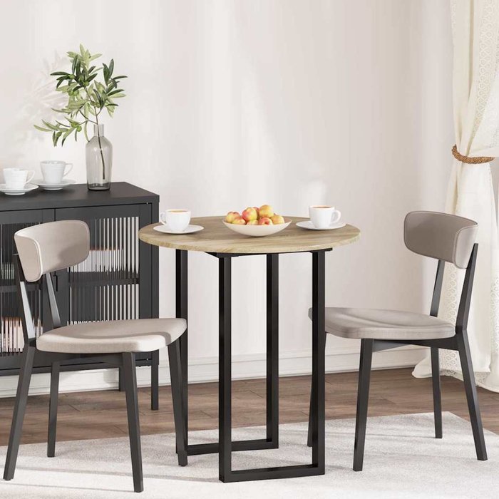 Tablero de mesa de roble sonoma, 70 x 70 x 1,5 cm