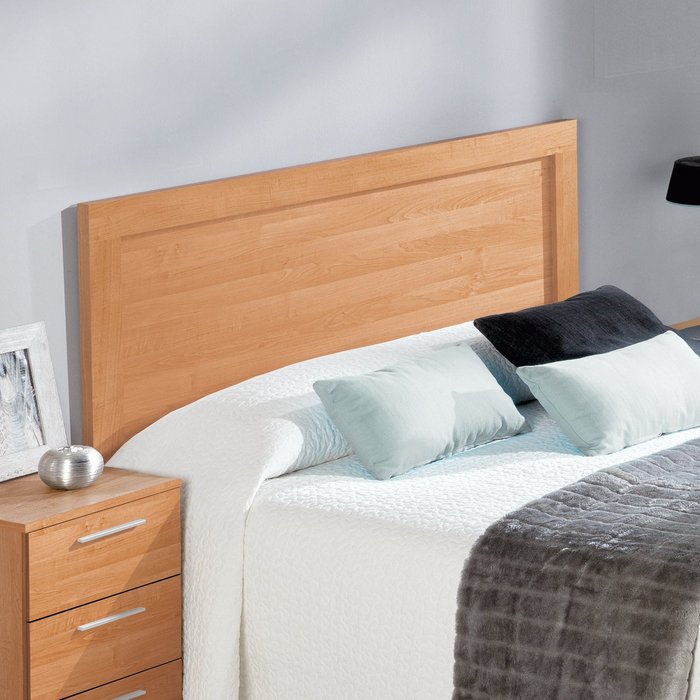 Cabecero de cama moldura - venprodin - 155x60x3 cerezo