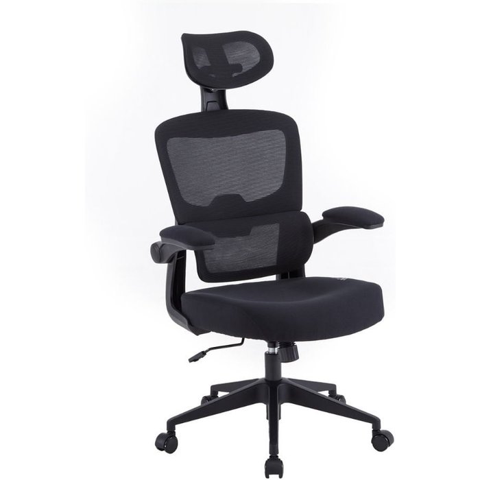 Silla gaming ergo waxter giratoria con ruedas abatible negro