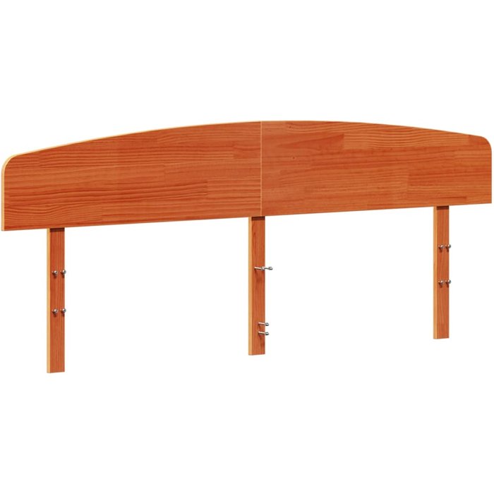 Cabecero de pino macizo encerado marrón de 180 cm - comfortxl