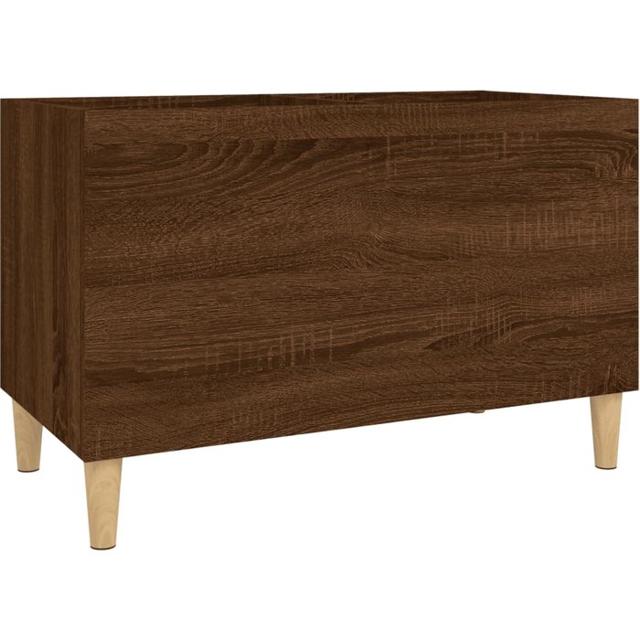 Mueble discos madera contrachapada roble marrón 74,5x38x48 cm – comfortxl