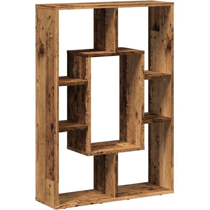 Estantería madera de ingeniería color envejecido 63x20x90 cm – comfortxl