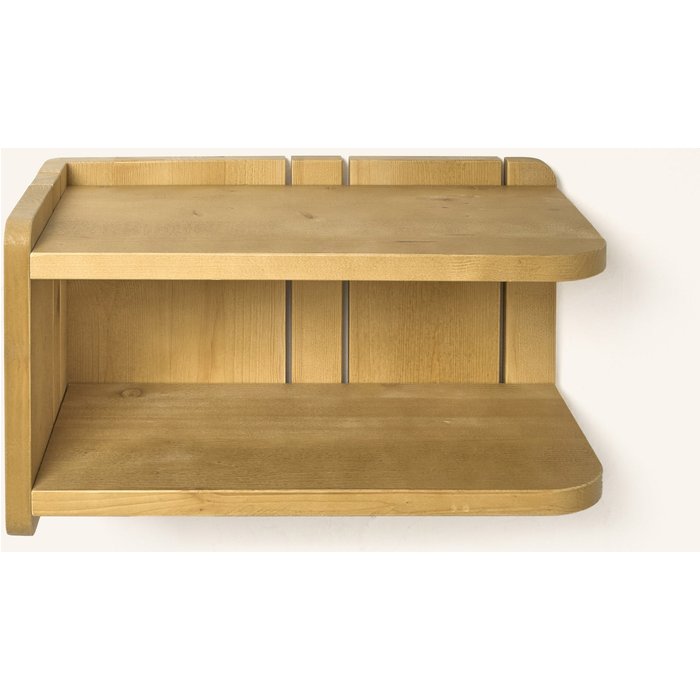 Lune mesita de noche de madera hannun