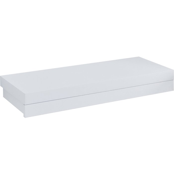 Estante de pared con cajón integrado 60 x 24 x 8 cm blanco 03_0007012