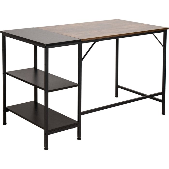 Dudeco escritorio ocalá nogal y negro