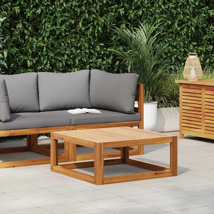 Maison exclusive - mesa de centro de madera maciza de acacia 68x68x29 cm