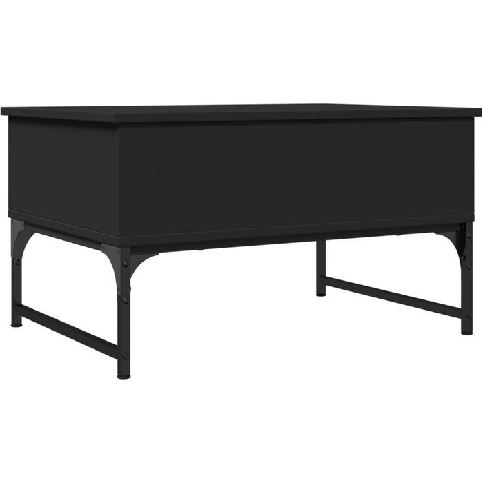 Mesa de centro madera de ingeniería y metal negro 70x50x40 cm - comfortxl