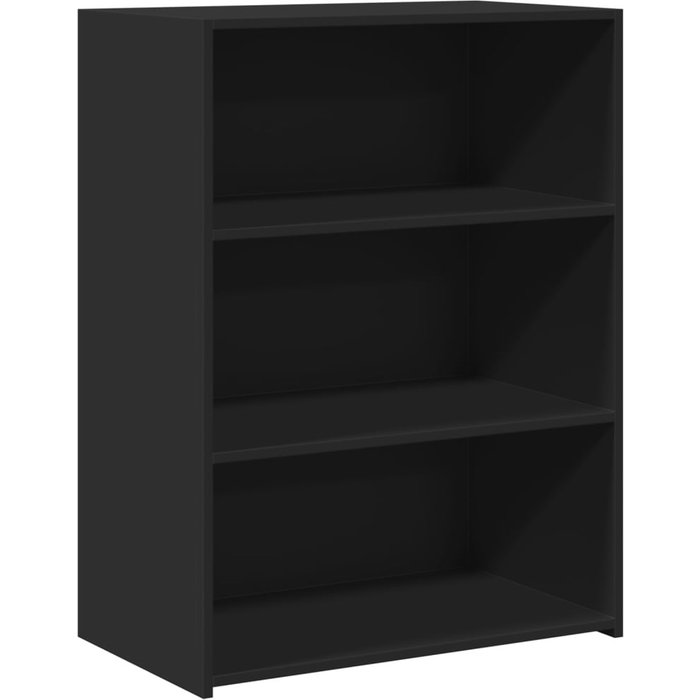 Aparador de madera de ingeniería negro 70x41x93 cm - comfortxl