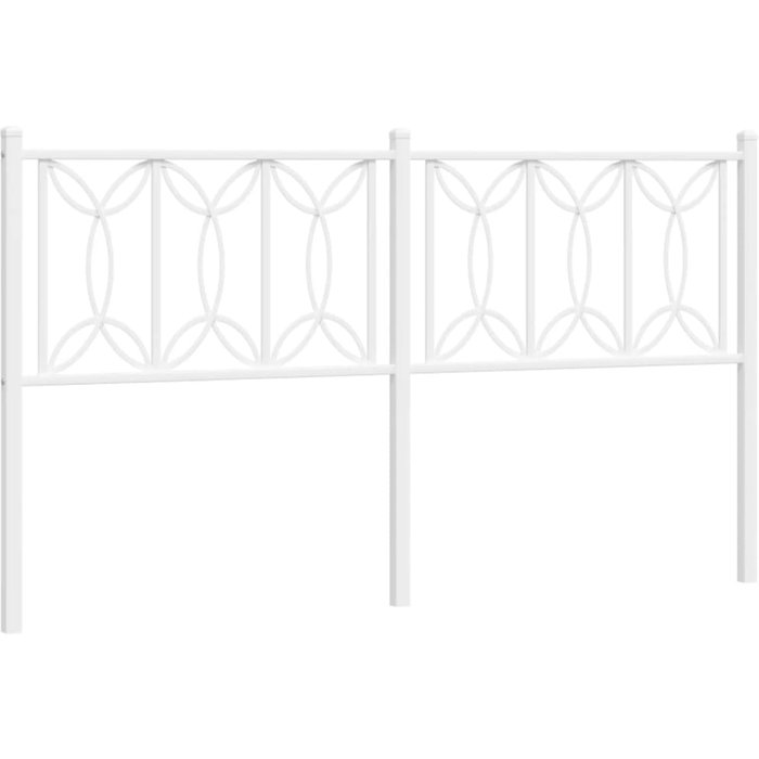 Cabecero,cabecero de cama,panel de cabecera de metal blanco 150 cm cfw69048