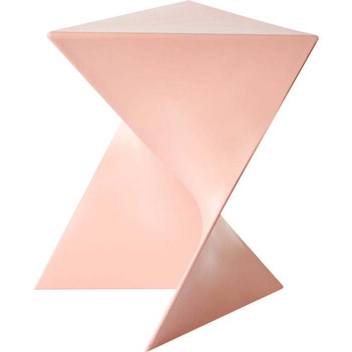 Beliani mesa auxiliar pecos rosa pastel