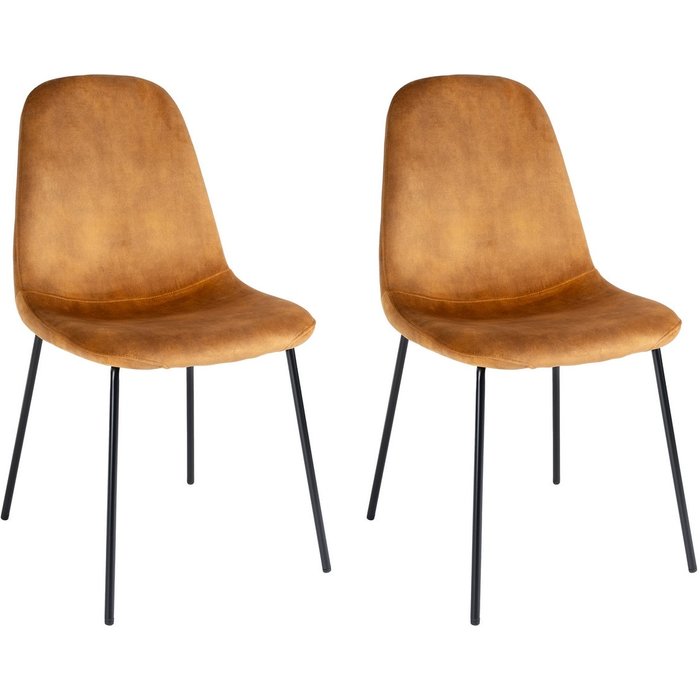 Pack de 2 sillas gina ocre