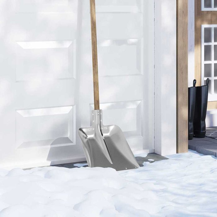 Cabeza de pala 4 pcs plateado 45 x 38 cm aluminio vidaxl