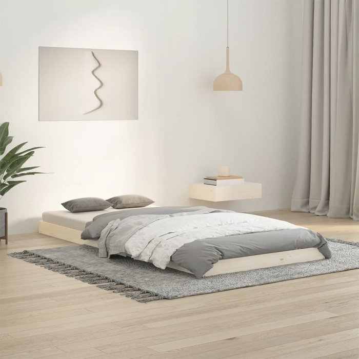 Maison exclusive - estructura de cama madera maciza de pino blanco 90x200 cm