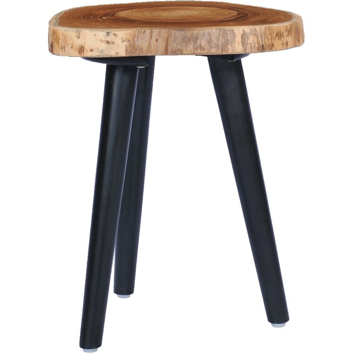 Mesa de centro de madera maciza de teca 40x45 cm - comfortxl