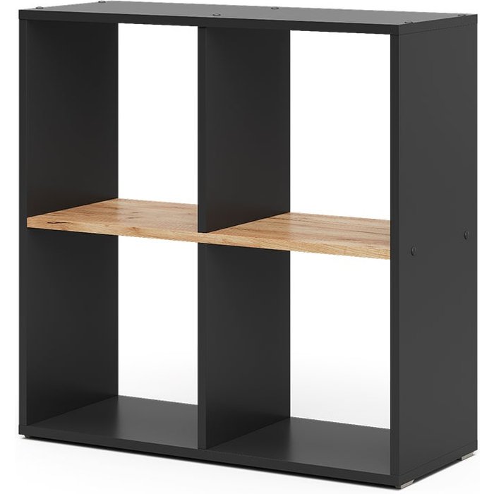 Vicco separador de ambientes tetra, antracita/roble dorado, 72 x 72.6 cm