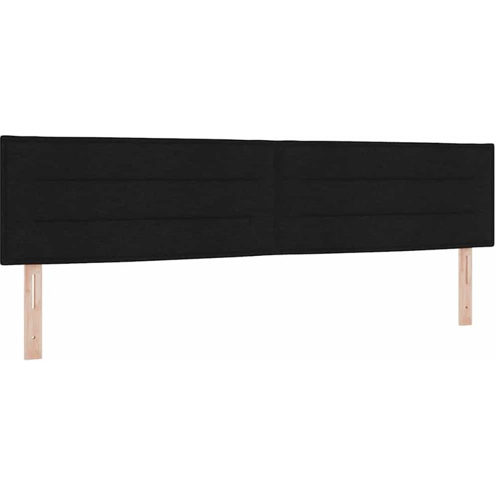 Cabecero cama - mueble cabecero negro 200 cm tela