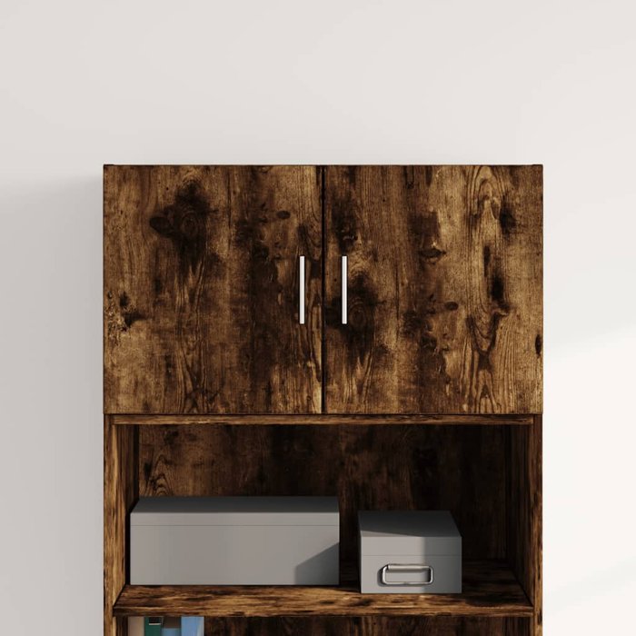 Mueble de pared roble ahumado 70x42,5x40 cm madera contrachapada