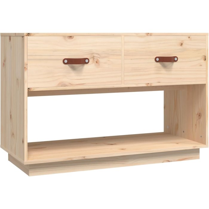 Mueble de tv de pino macizo 90x40x60 cm - comfortxl