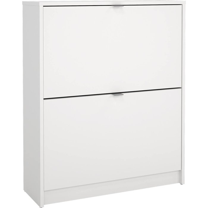 Wellhome zapatero adaja con 2 compartimentos para 12 pares 70x24x85cm blanco