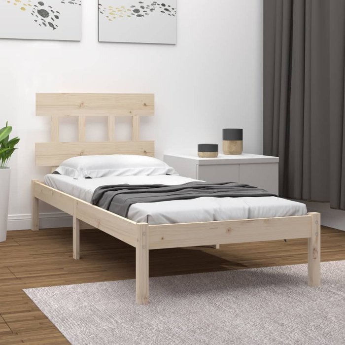 Maison exclusive - estructura de cama individual madera maciza 90x200 cm