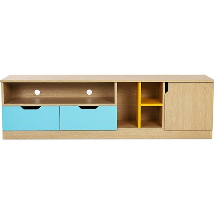 Mueble tv de madera - diseño escandinavo - yumi
