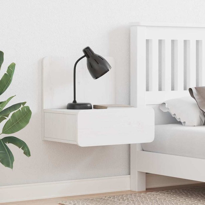 Maison exclusive - mesita de noche 44 x 32,5 x 40 cm madera maciza de pino