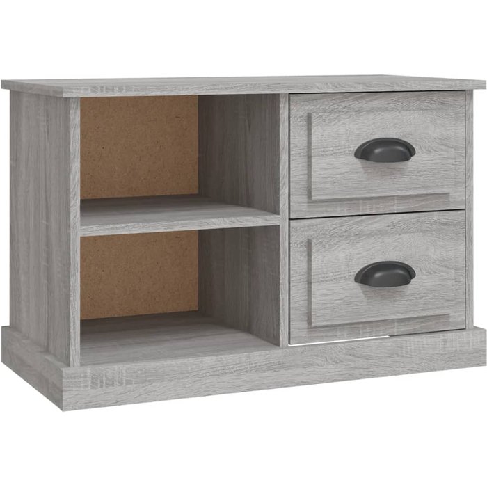 Mueble de tv de contrachapado gris sonoma 73 x 35,5 x 47,5 cm - comfortxl