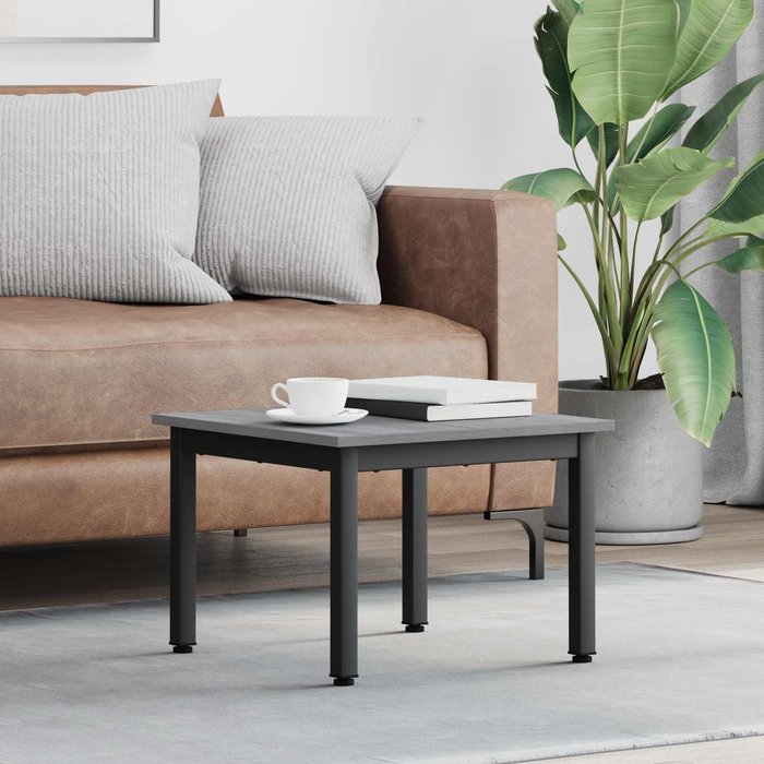 Maison exclusive - mesa de café gris sonoma 50 x 50 x 36 cm madera de ingeniería