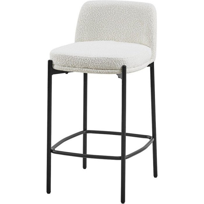 Silla de mostrador elise – blanca – h91 x l44 x p42 cm