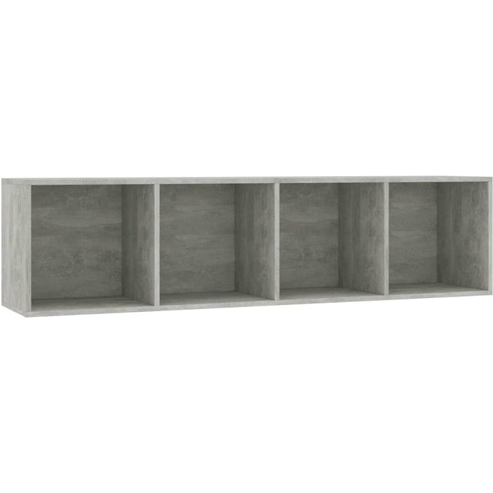 Mueble tv/estante de hormigón gris 143x30x36 cm - comfortxl