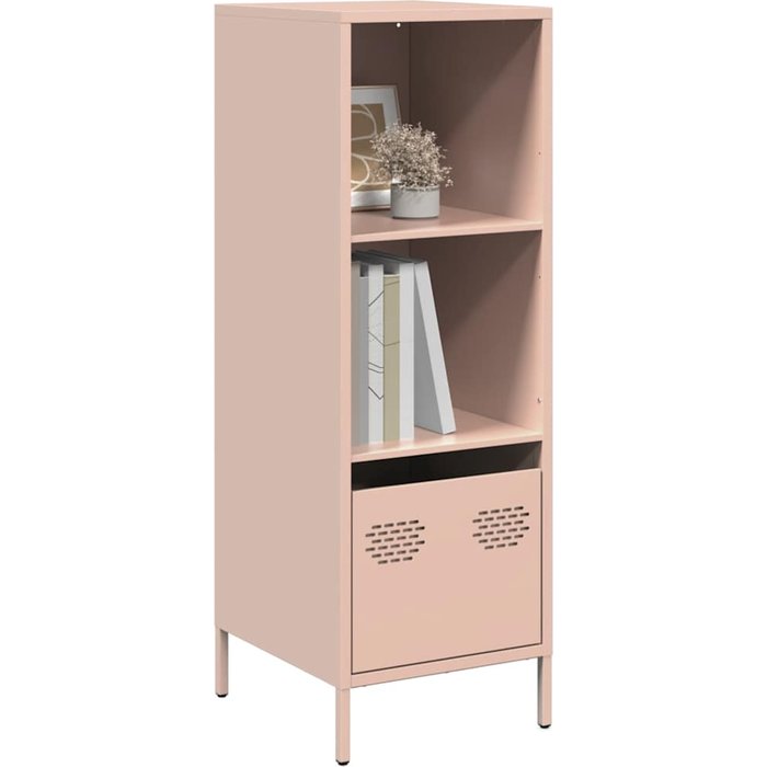 Aparador de acero rosa 35x39x103,5 cm vidaxl