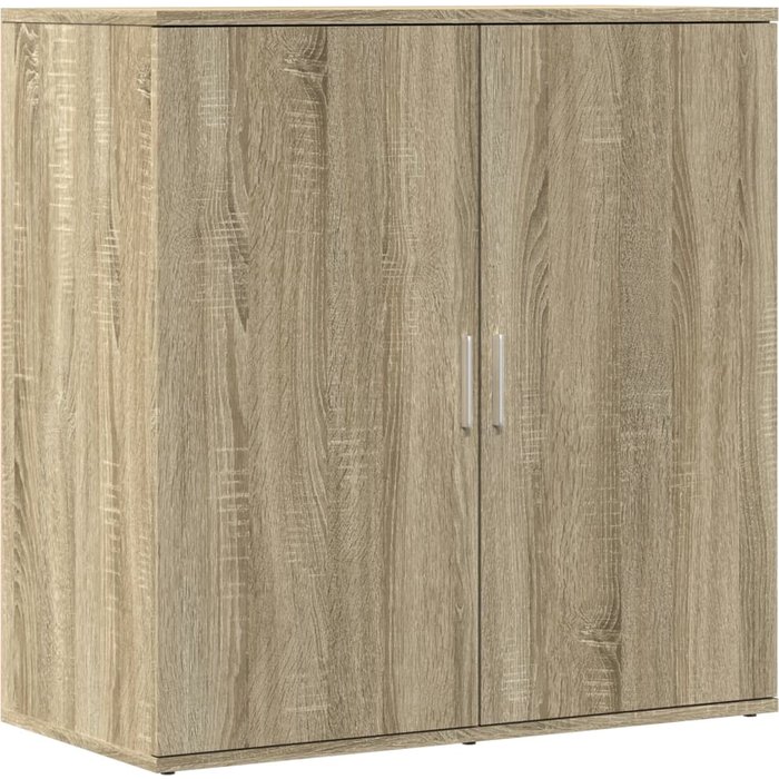 Aparador de madera de ingeniería roble sonoma 79x38x80 cm - comfortxl