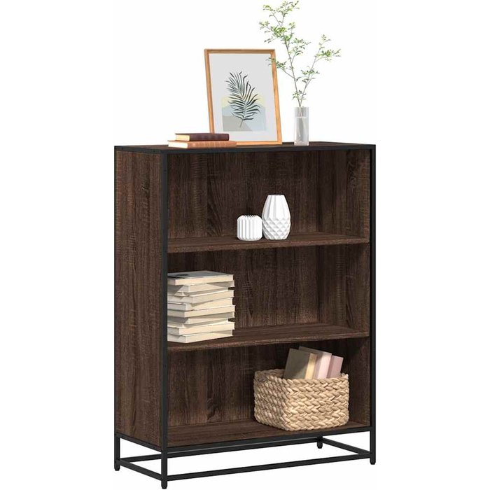 Estantería madera ingeniería roble marrón 80,5x35x107,5 cm vidaxl